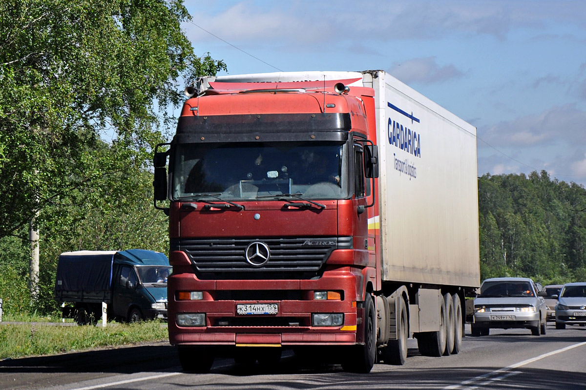 Пермский край, № К 314 НХ 159 — Mercedes-Benz Actros ('1997) 1840