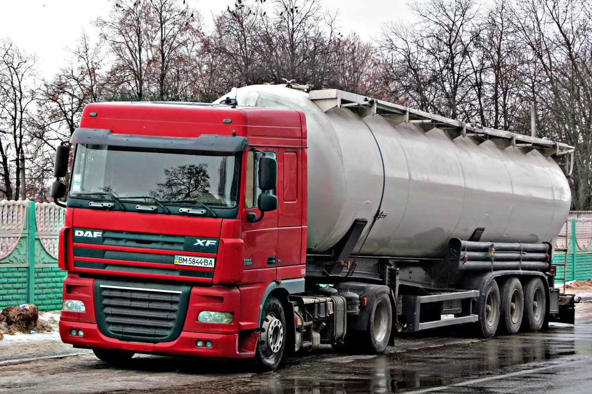 Сумская область, № ВМ 5844 ВА — DAF XF105 FT