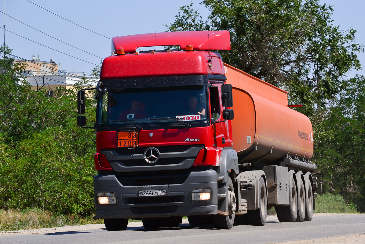 Волгоградская область, № В 244 НМ 134 — Mercedes-Benz Axor 1840 [Z9M]