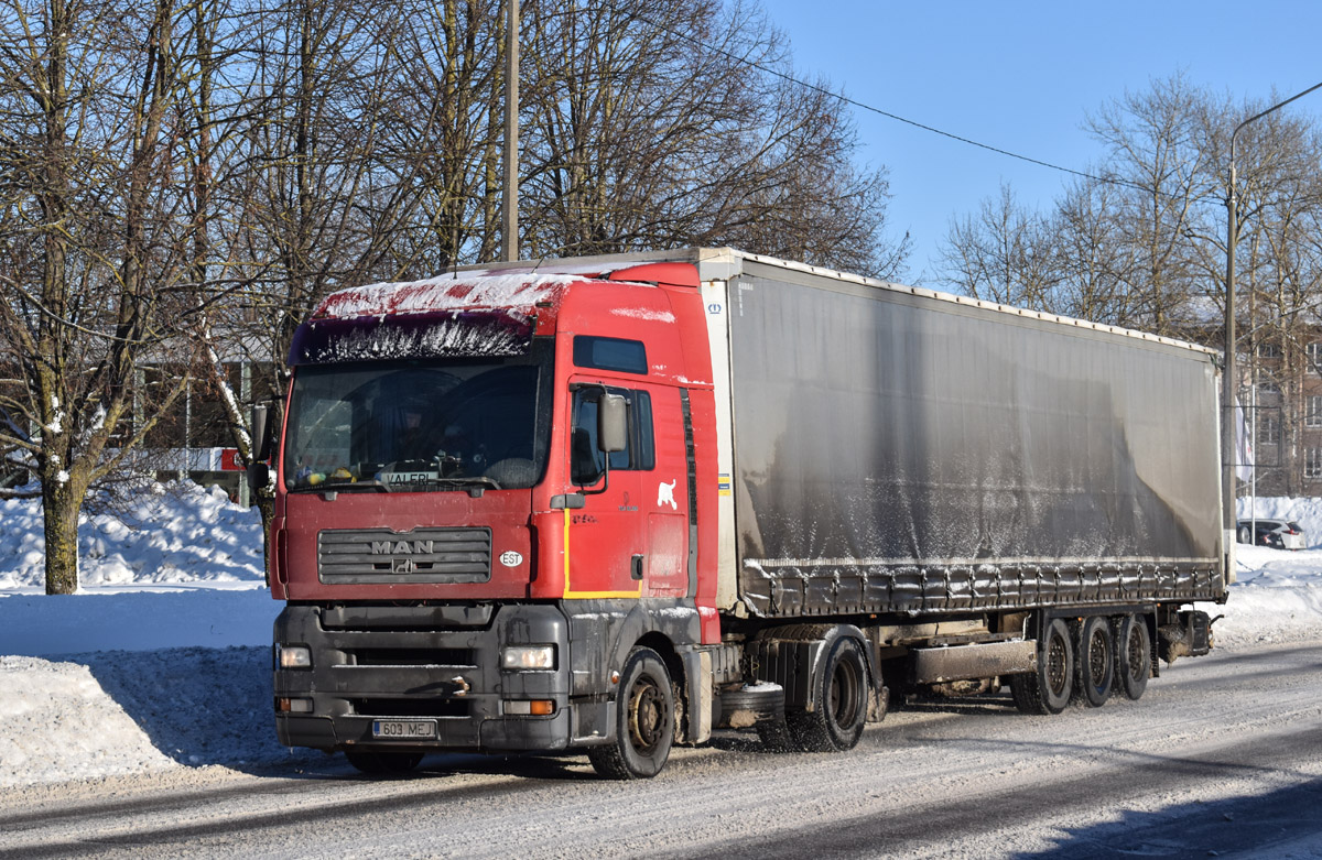 Эстония, № 603 MEJ — MAN TGA 18.390