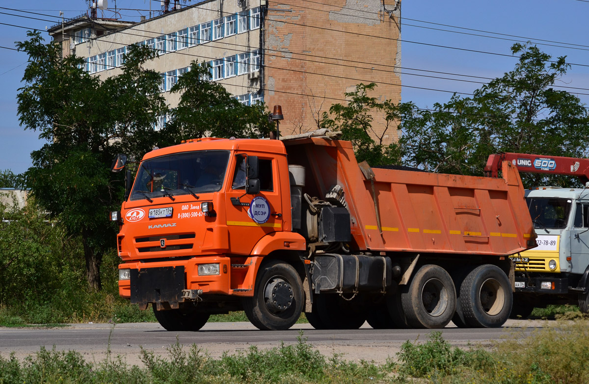 Волгоградская область, № В 185 КТ 134 — КамАЗ-65115-L4