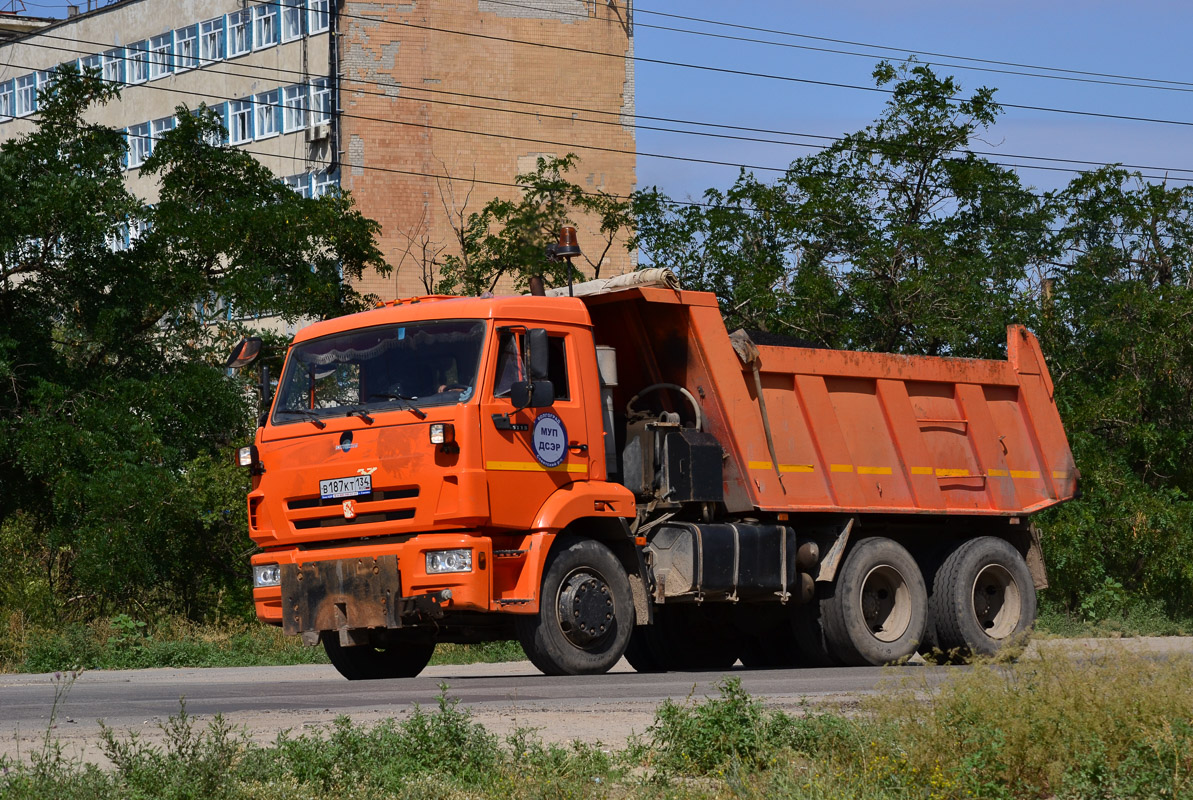 Волгоградская область, № В 187 КТ 134 — КамАЗ-65115-L4