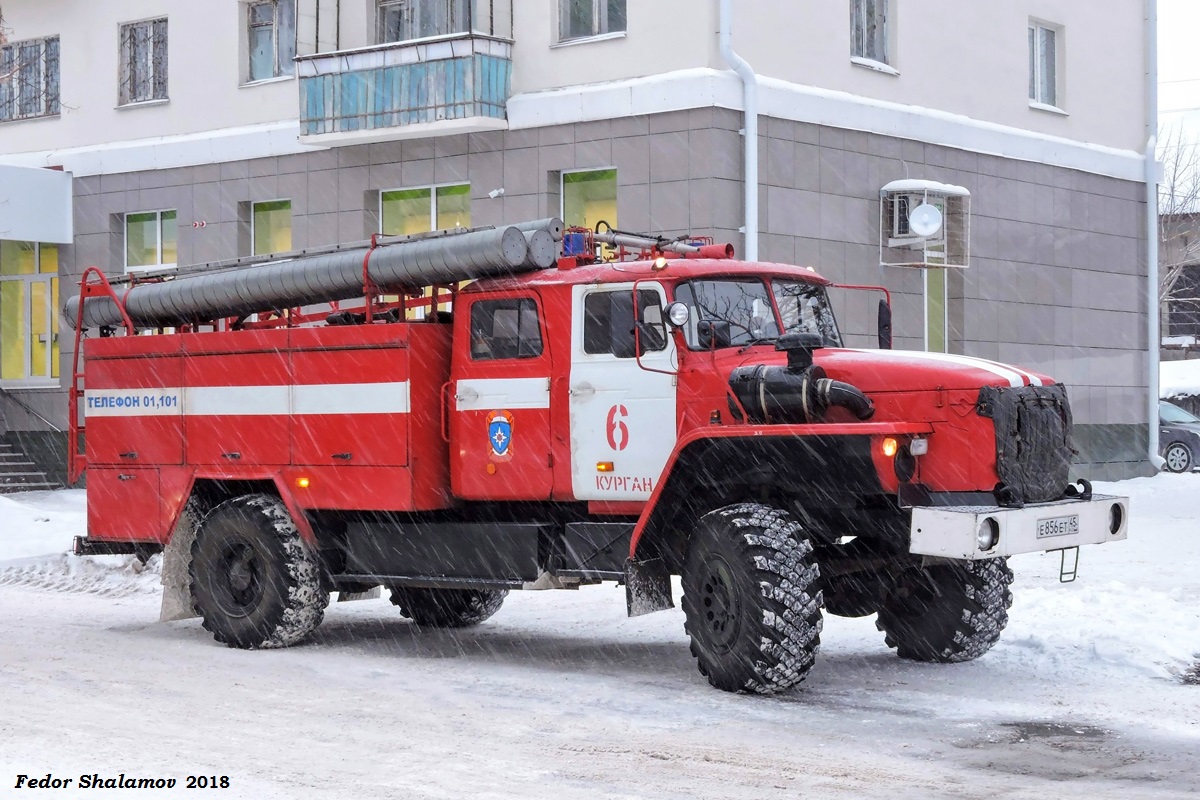 Курганская область, № Е 856 ЕТ 45 — Урал-43206-41