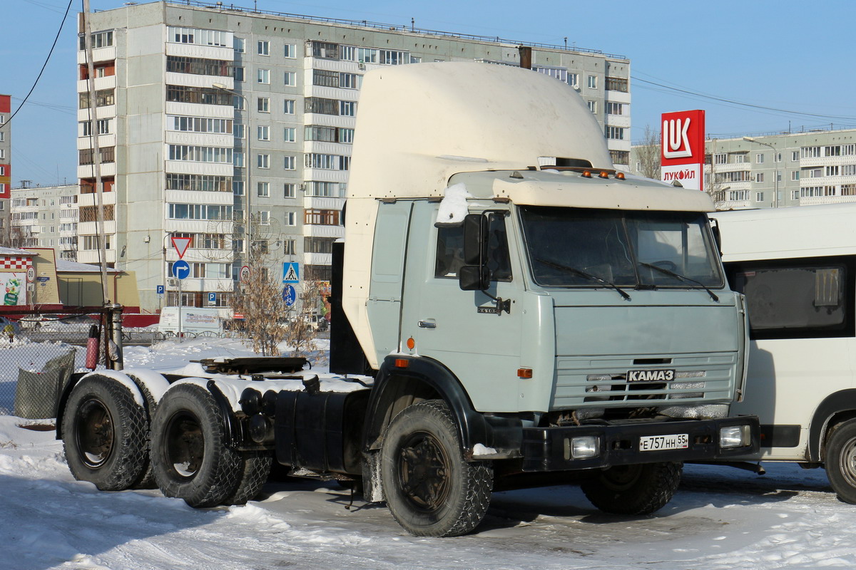 Омская область, № Е 757 НН 55 — КамАЗ-55111 [551110]