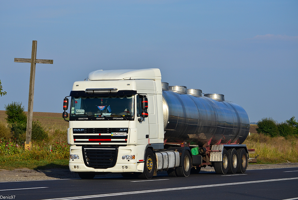 Винницкая область, № АВ 4744 ВТ — DAF XF105 FT