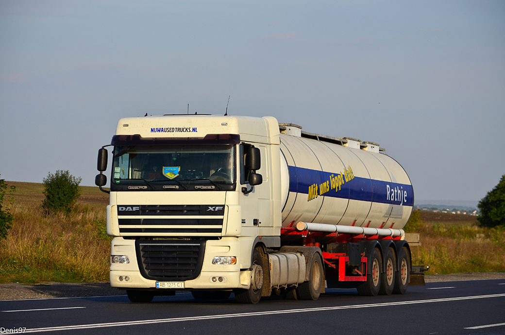 Винницкая область, № АВ 1275 СІ — DAF XF105 FT