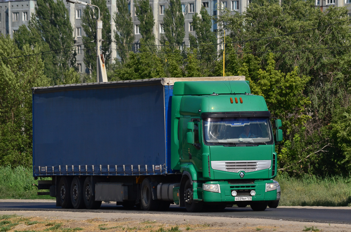 Волгоградская область, № А 039 ВР 123 — Renault Premium ('2006)