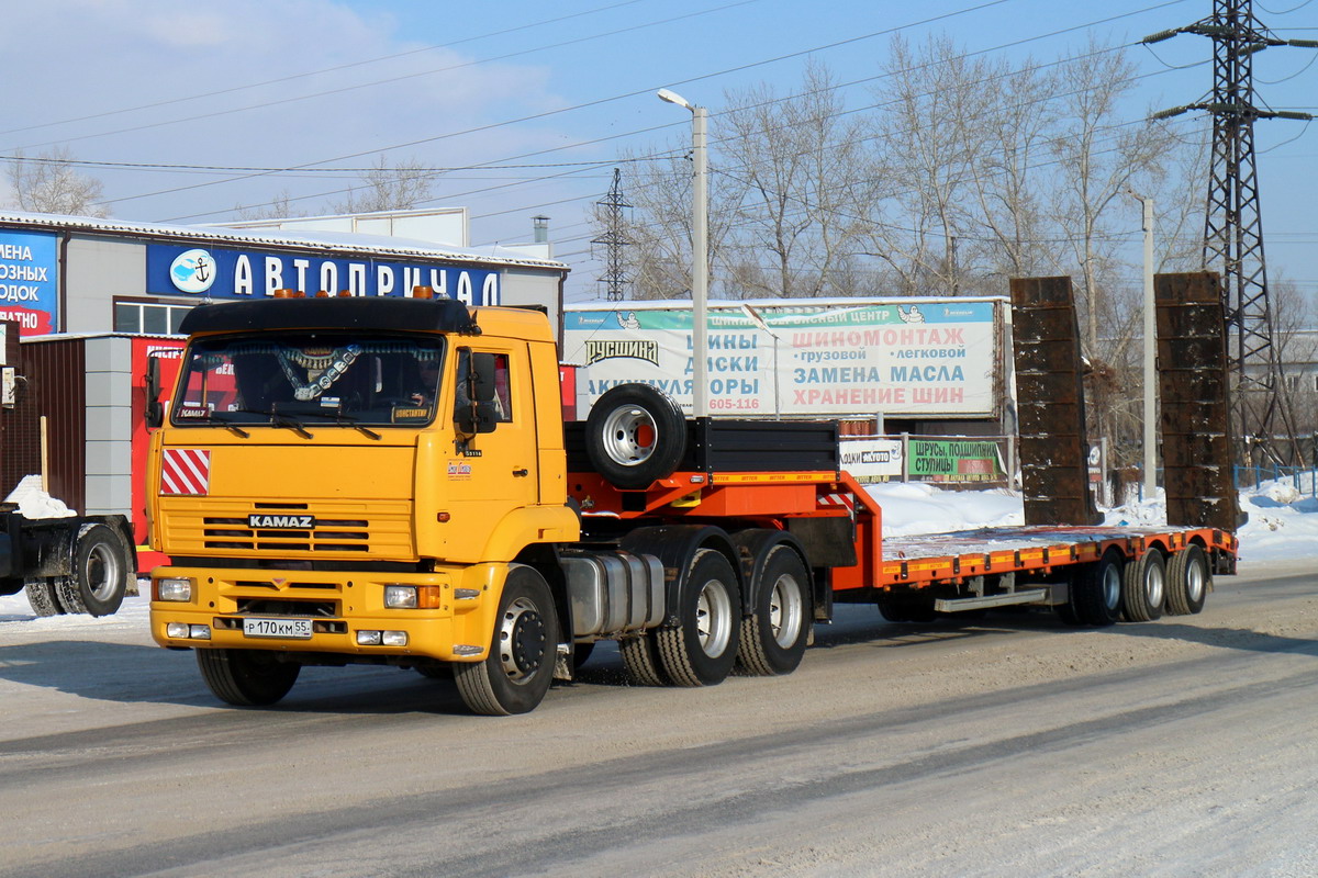 Омская область, № Р 170 КМ 55 — КамАЗ-65116-62