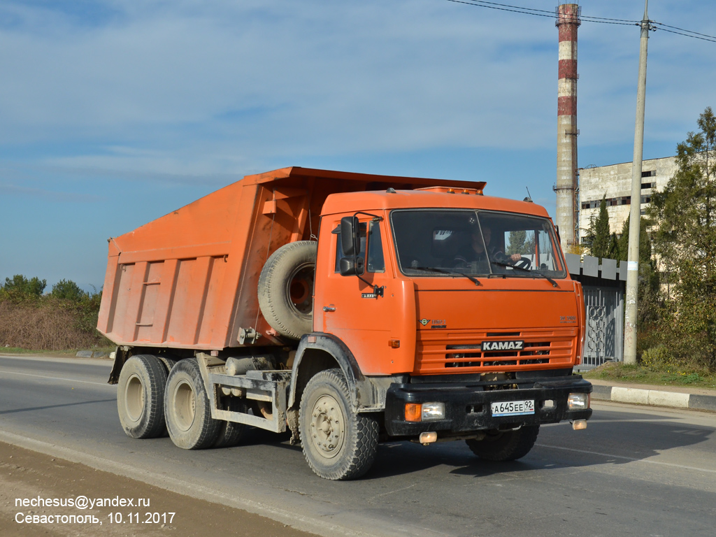 Севастополь, № А 645 ЕЕ 92 — КамАЗ-65115 [651150]