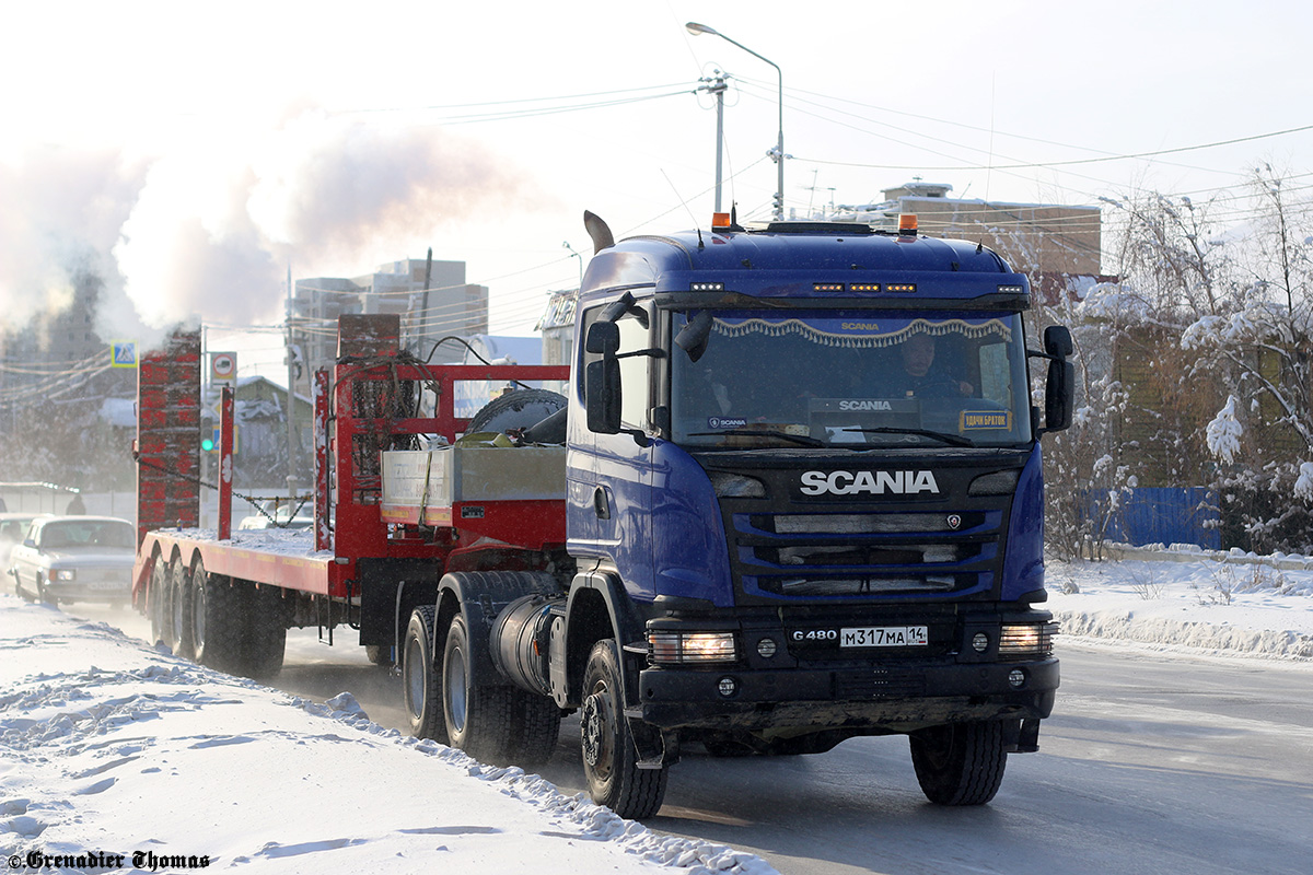 Саха (Якутия), № М 317 МА 14 — Scania ('2013) G480