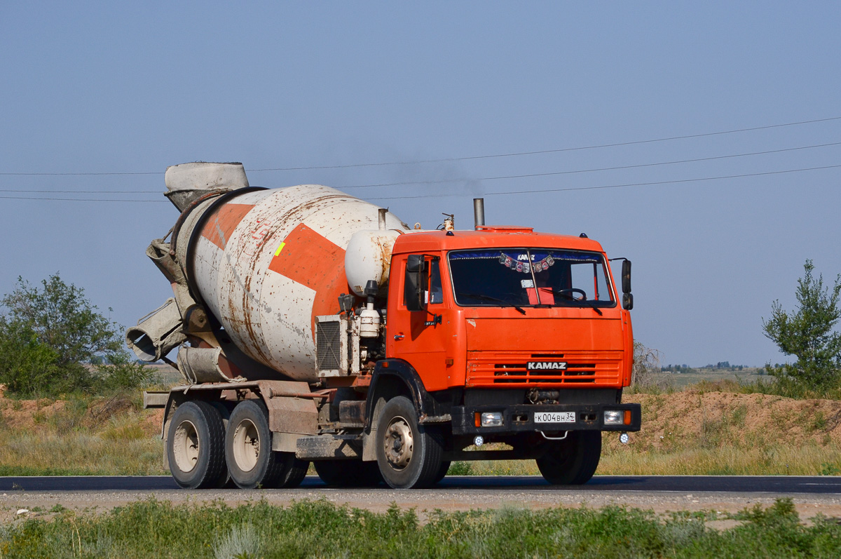 Волгоградская область, № К 004 ВН 34 — КамАЗ-53229-15 [53229R]