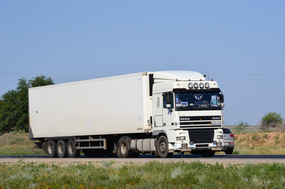 Волгоградская область, № А 387 НЕ 34 — DAF 95XF FT