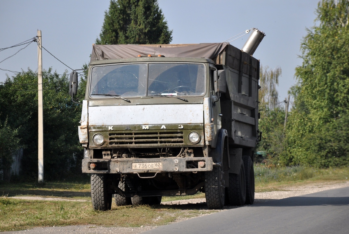 Рязанская область, № Е 736 ОЕ 62 — КамАЗ-55111 [551110]