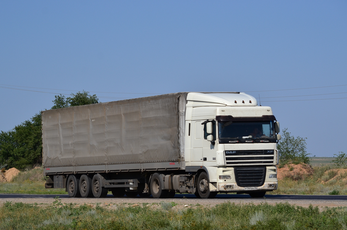 Волгоградская область, № Р 791 ВН 34 — DAF XF105 FT