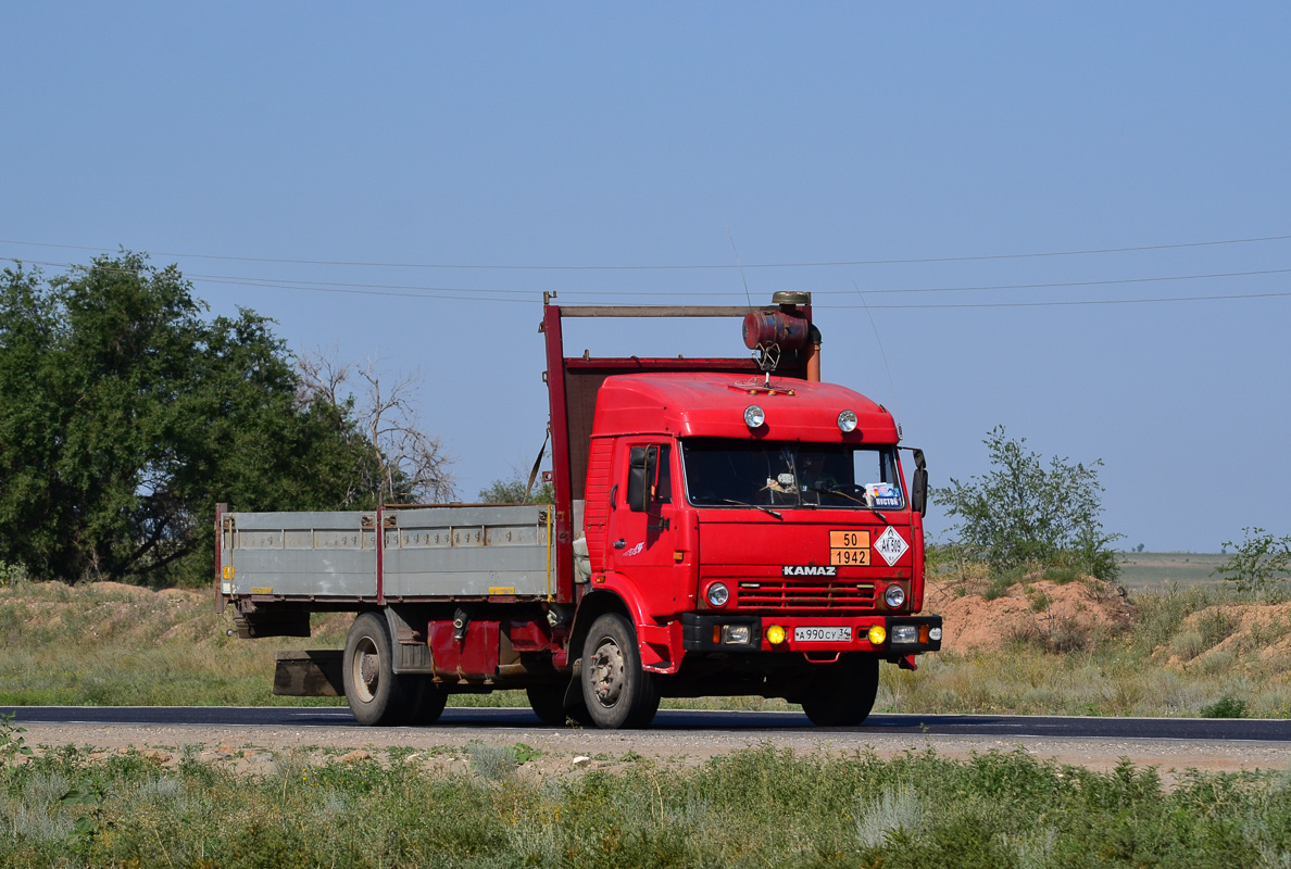 Волгоградская область, № А 990 СУ 34 — КамАЗ-5325 [532500]