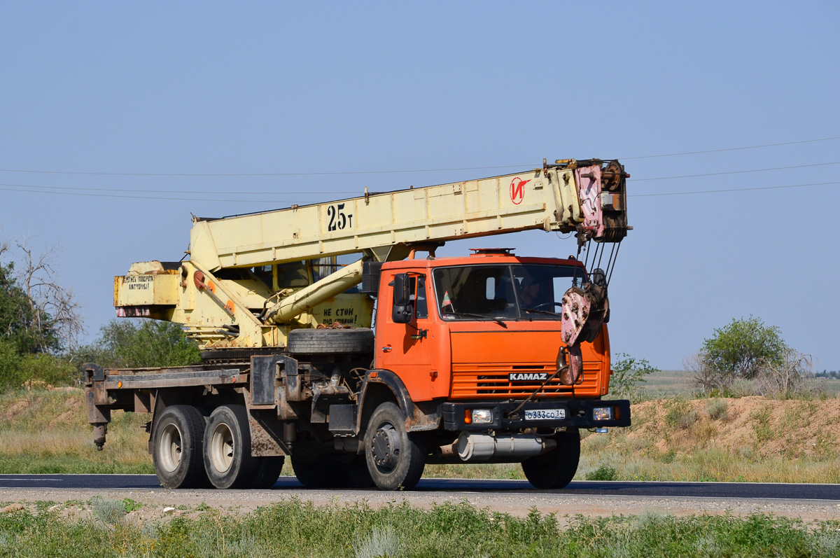 Волгоградская область, № О 333 СО 34 — КамАЗ-53215 (общая модель)