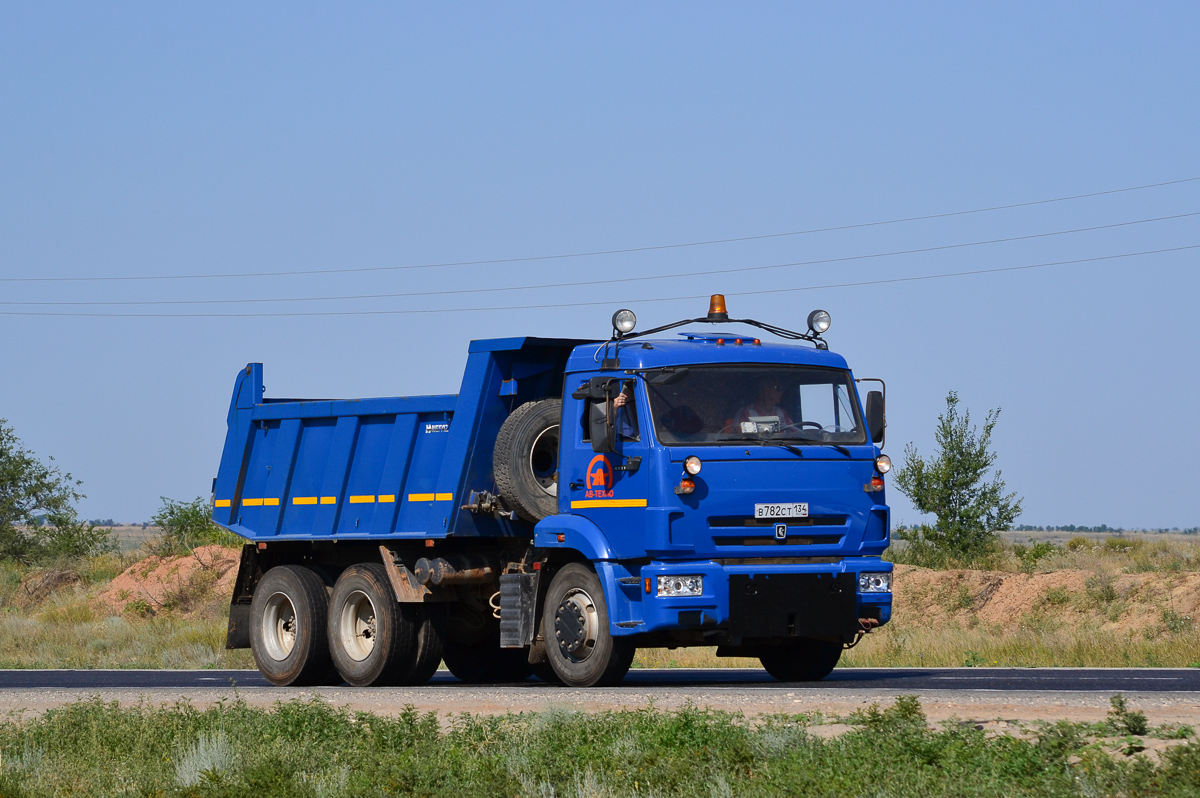 Волгоградская область, № В 782 СТ 134 — КамАЗ-65115 (общая модель)