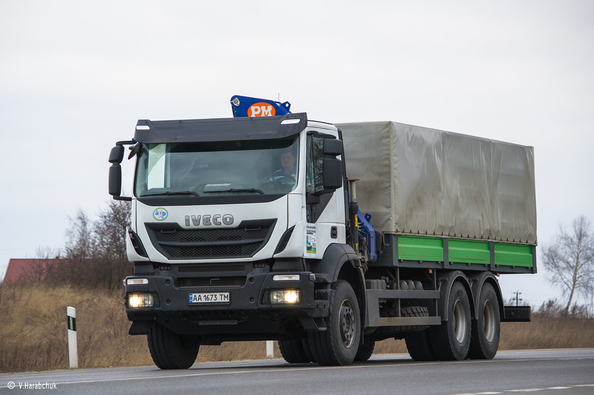 Киев, № АА 1673 ТМ — IVECO Trakker ('2013)