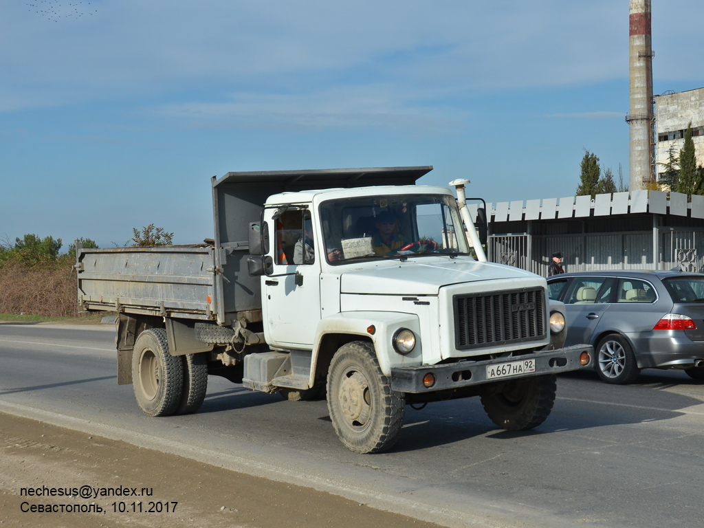 Севастополь, № А 667 НА 92 — ГАЗ-3309