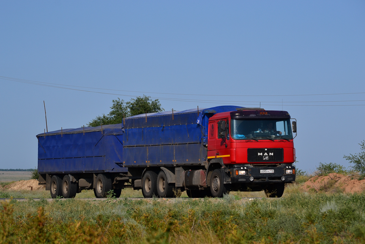 Саратовская область, № О 095 УК 178 — MAN F90 (общая модель)