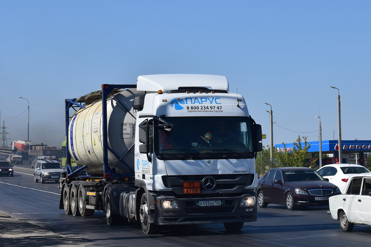 Нижегородская область, № Р 413 АВ 152 — Mercedes-Benz Actros '09 1841 [Z9M]