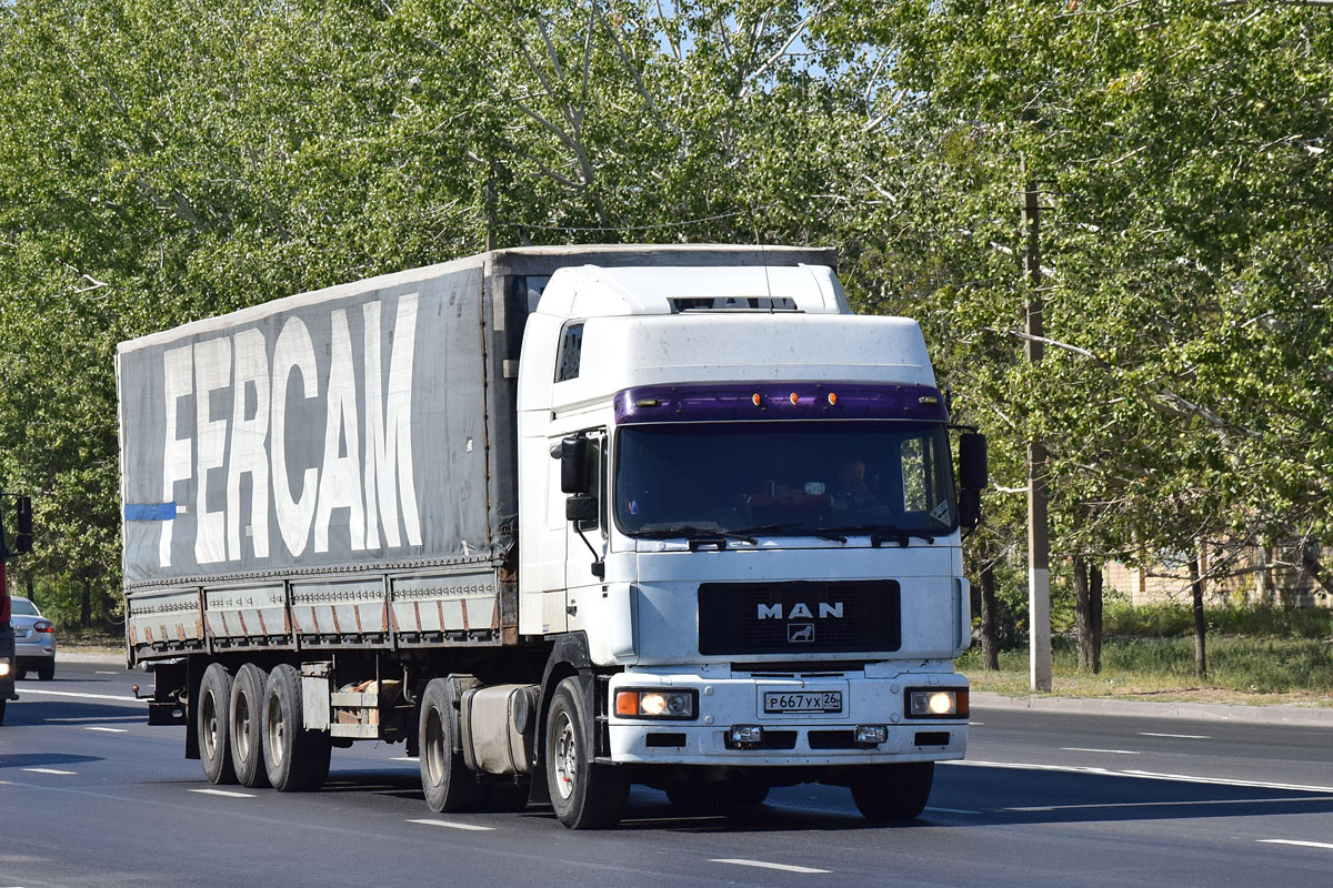 Ставропольский край, № Р 667 УХ 26 — MAN F2000 (общая модель)