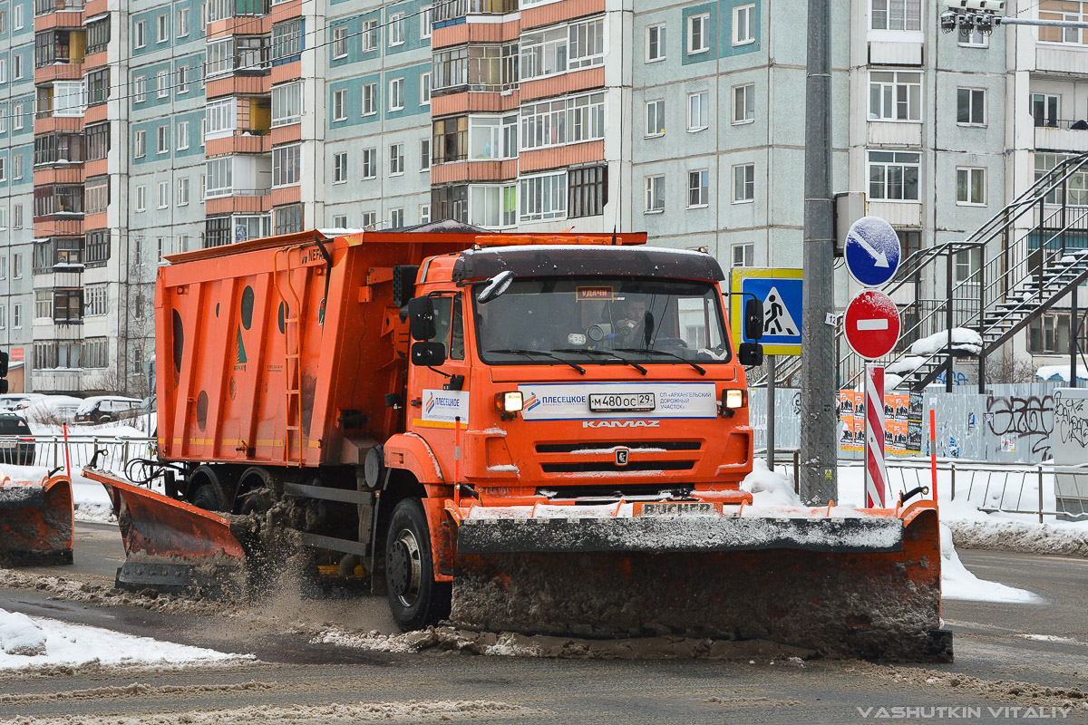 Архангельская область, № М 480 ОС 29 — КамАЗ-6520-43