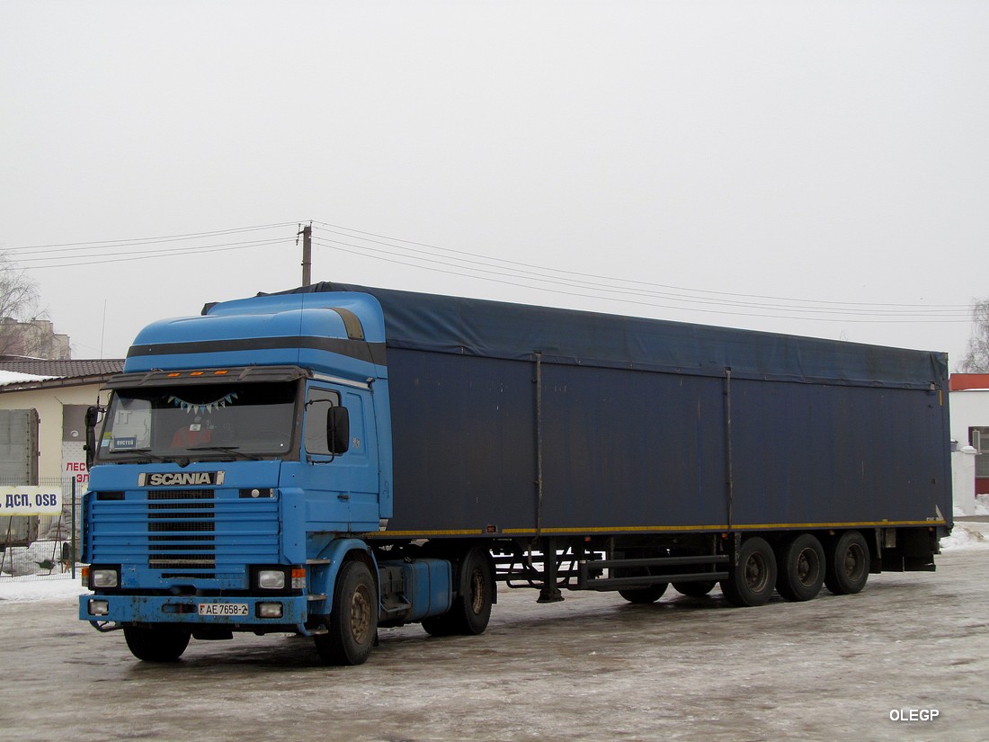 Витебская область, № АЕ 7658-2 — Scania (II) (общая модель)