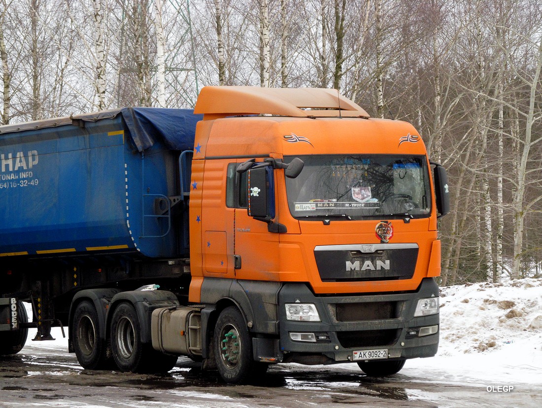 Витебская область, № АК 9092-2 — MAN TGX ('2007) 26.480