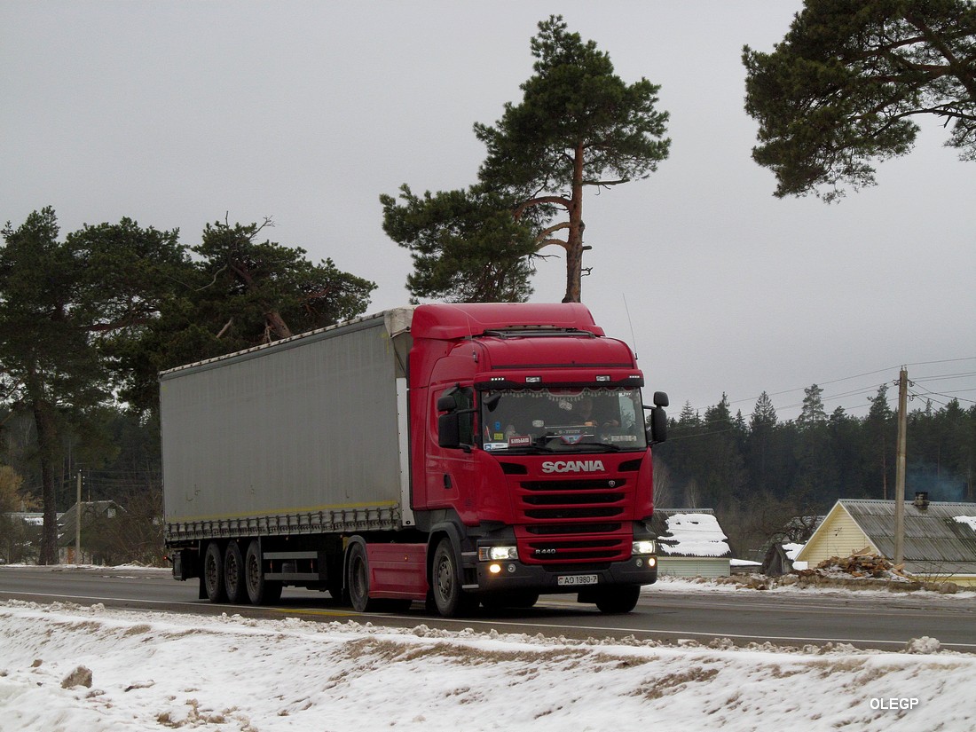 Минск, № АО 1980-7 — Scania ('2013) R440