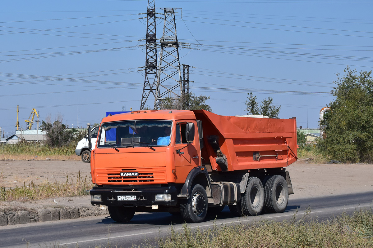 Волгоградская область, № А 927 ОР 134 — КамАЗ-55111-15 [55111R]