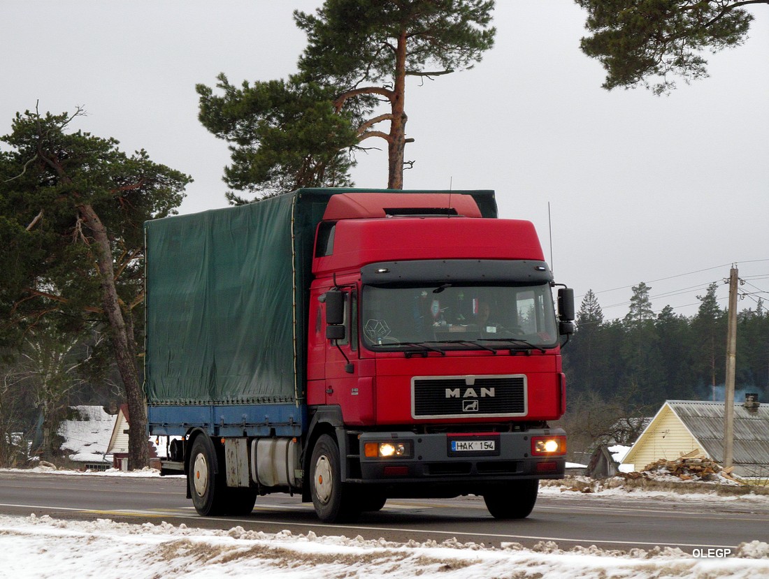 Литва, № HAK 154 — MAN F2000 19.463