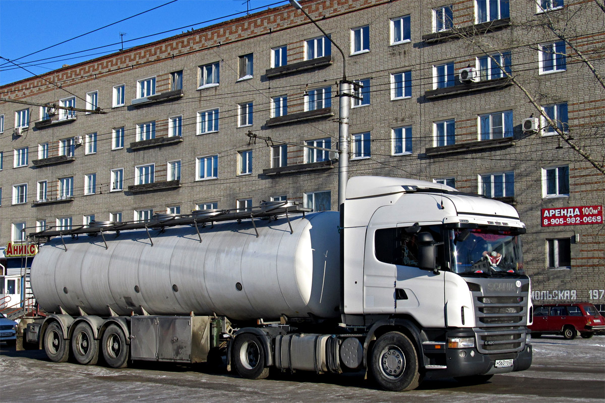 Алтайский край, № М 563 ТО 22 — Scania ('2009) G420