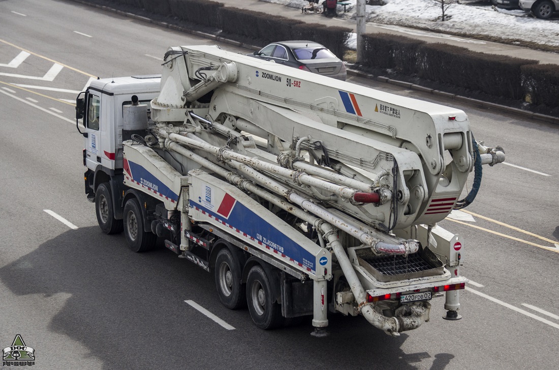 Алматы, № 420 FDB 02 — Mercedes-Benz Actros ('2009) 4141