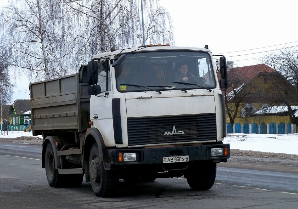 Могилёвская область, № АВ 9505-6 — МАЗ-5551 (общая модель)