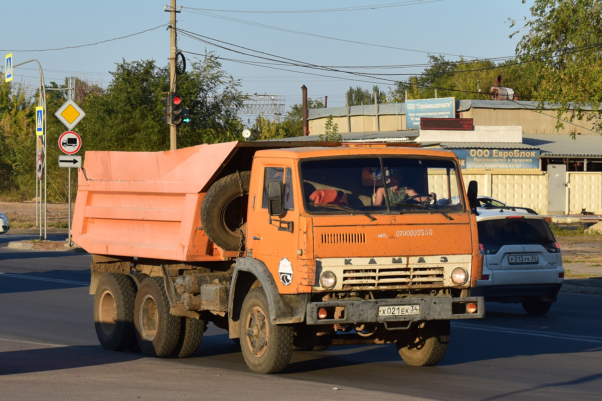 Волгоградская область, № Х 021 ЕК 34 — КамАЗ-5511