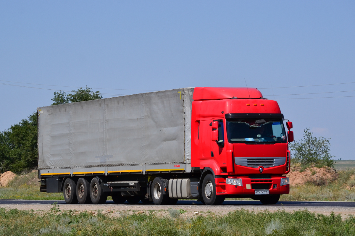 Ростовская область, № В 277 УТ 161 — Renault Premium ('2006) [X9P]