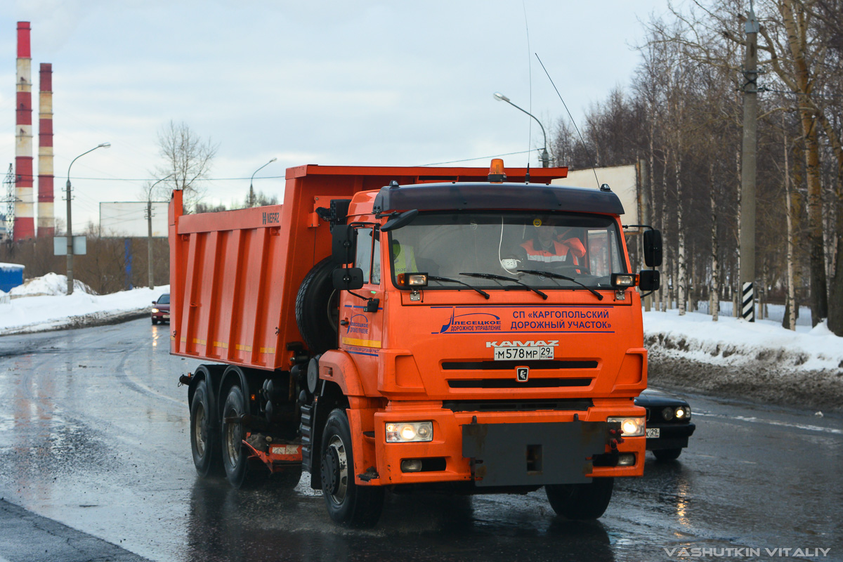 Архангельская область, № М 578 МР 29 — КамАЗ-6520-53