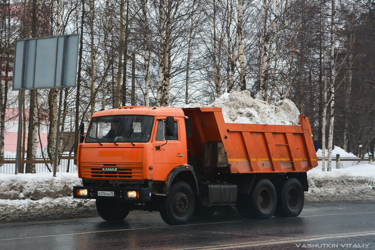 Архангельская область, № К 076 ОА 29 — КамАЗ-65115-62