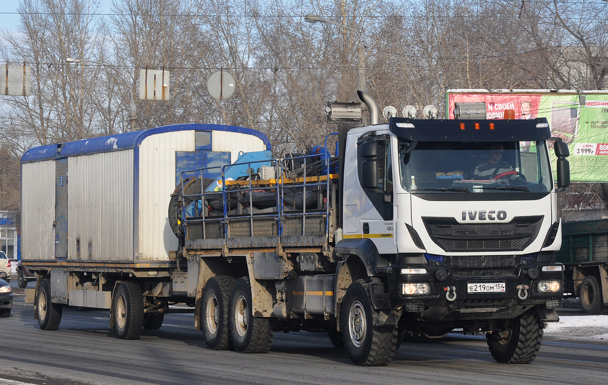 Новосибирская область, № Е 219 ОМ 154 — IVECO-AMT Trakker ('2013)