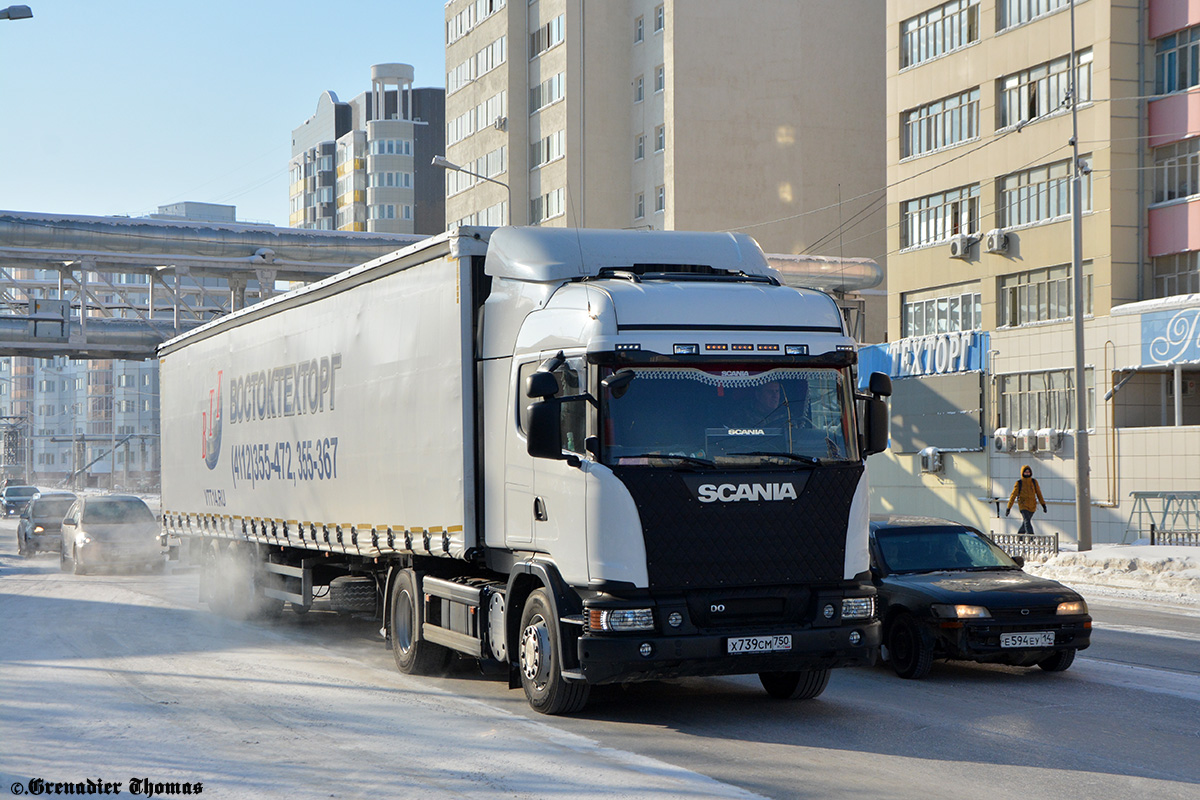 Московская область, № Х 739 СМ 750 — Scania ('2013) G400