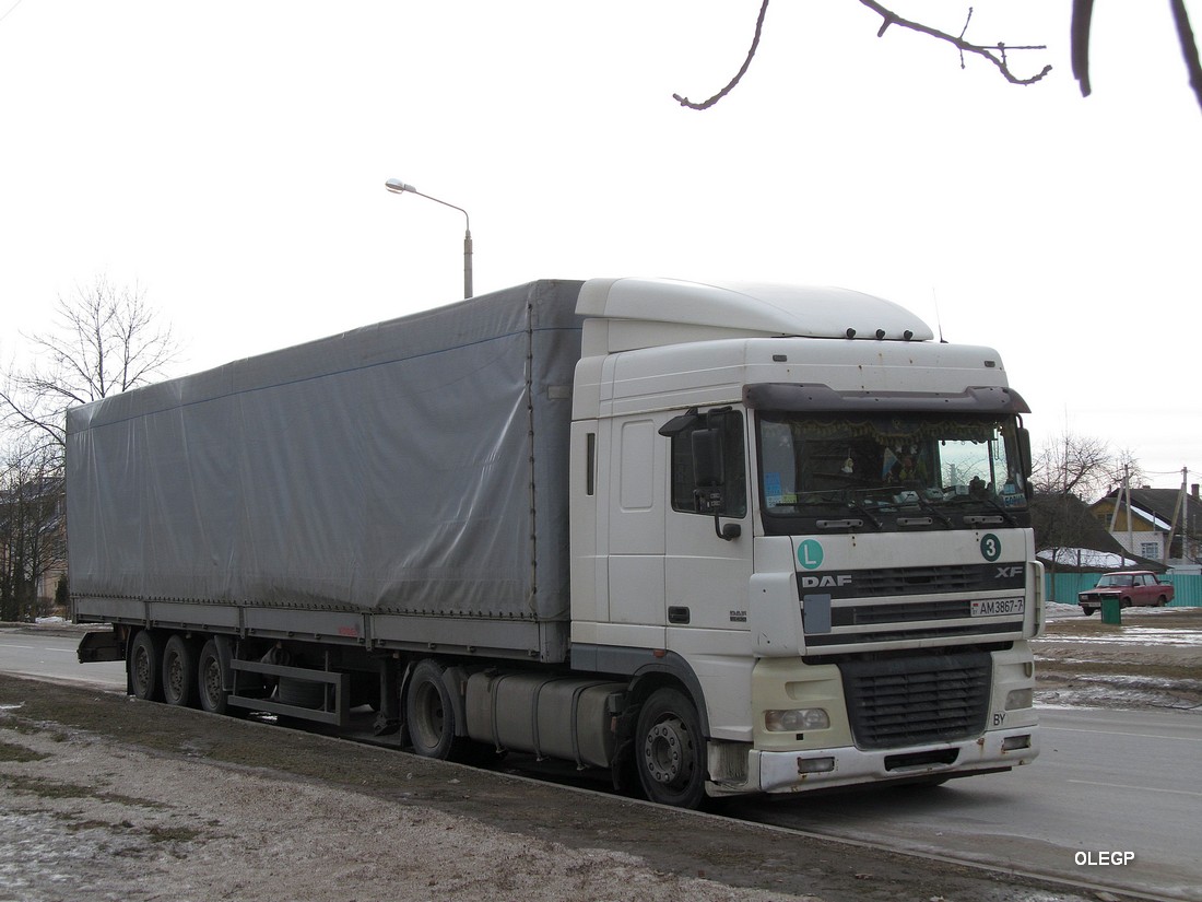 Минск, № АМ 3867-7 — DAF XF95 FT