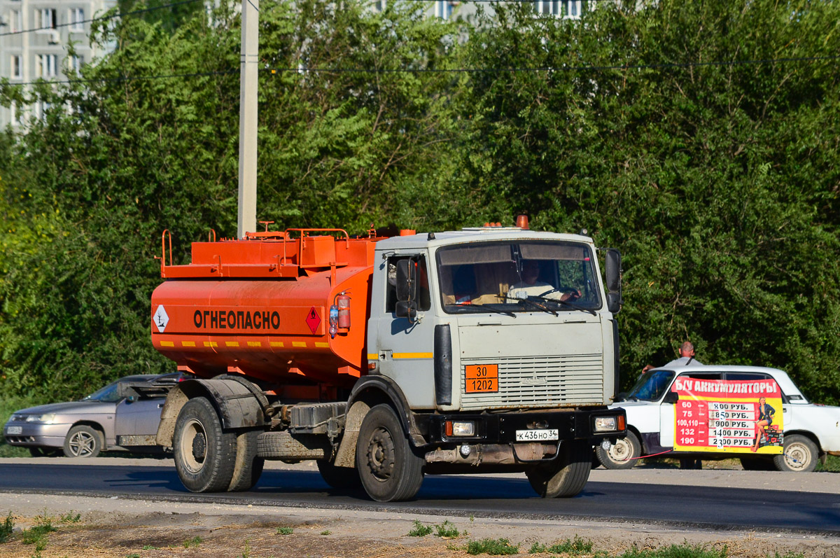 Волгоградская область, № К 436 НО 34 — МАЗ-533702