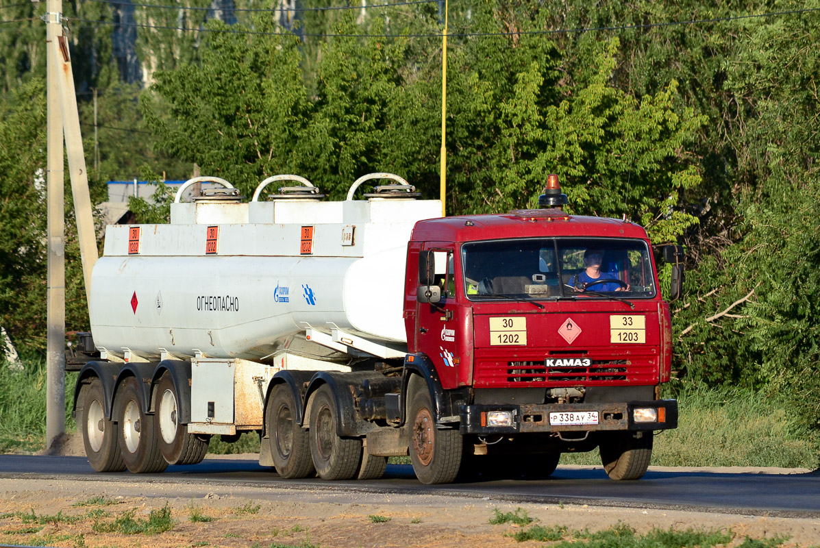 Волгоградская область, № Р 338 АУ 34 — КамАЗ-54115-15 [54115R]