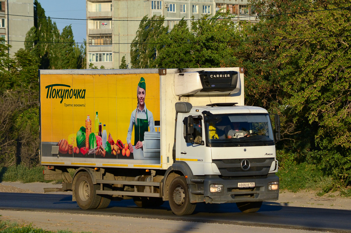 Волгоградская область, № А 666 ОЕ 134 — Mercedes-Benz Axor 1823