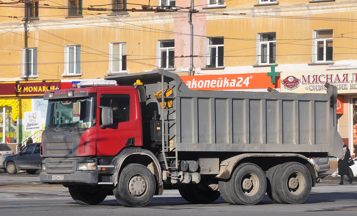 Омская область, № Р 222 МЕ 55 — Scania ('2004) P380