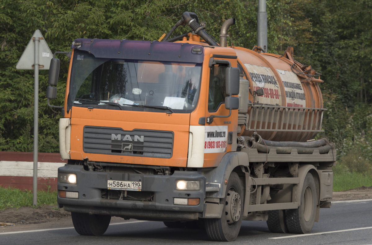 Московская область, № Н 586 НА 190 — MAN TGM (общая модель)