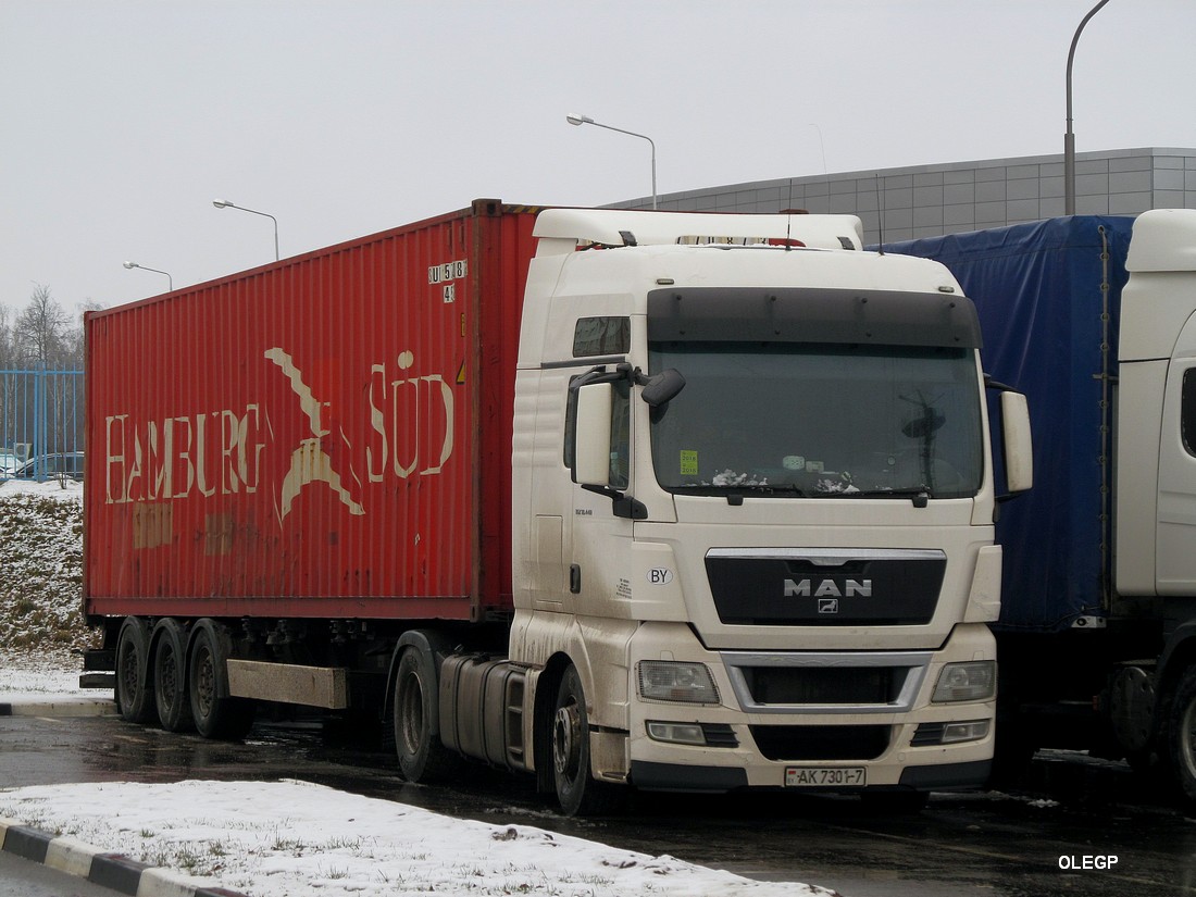 Минск, № АК 7301-7 — MAN TGX ('2007) 18.440