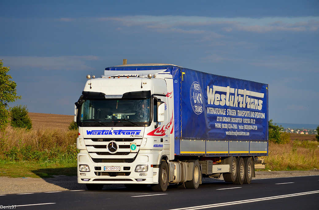 Львовская область, № ВС 0269 ОО — Mercedes-Benz Actros ('2009) 1844