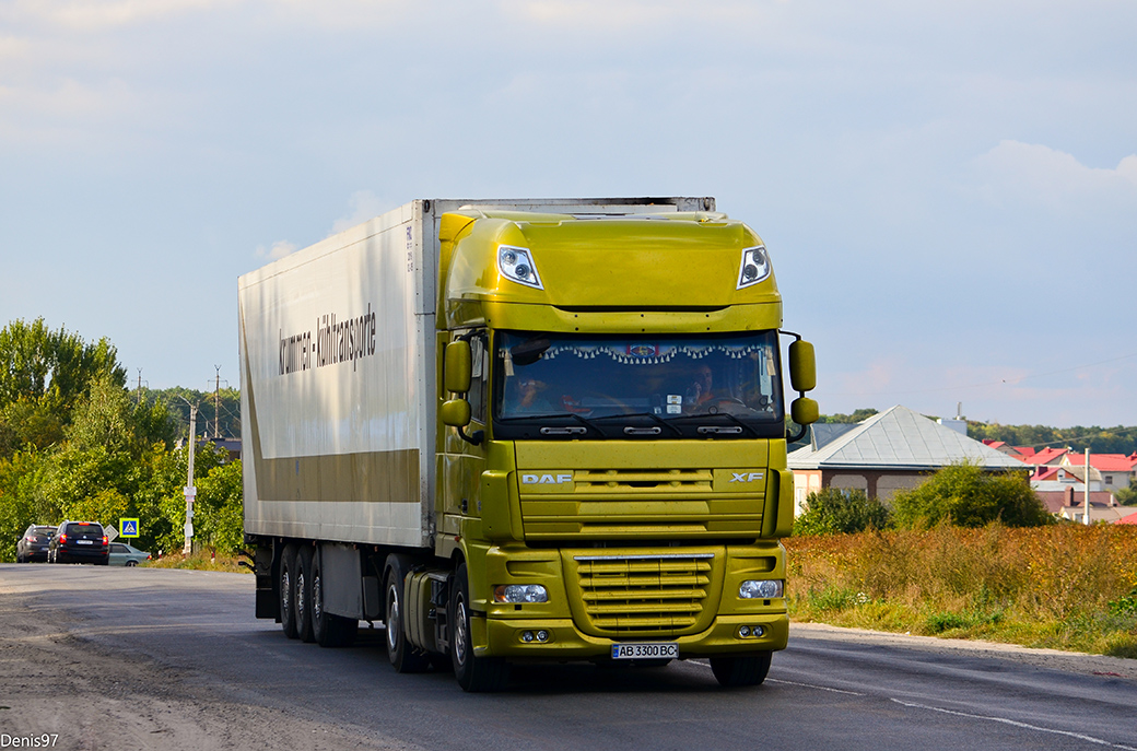 Винницкая область, № АВ 3300 ВС — DAF XF105 FT